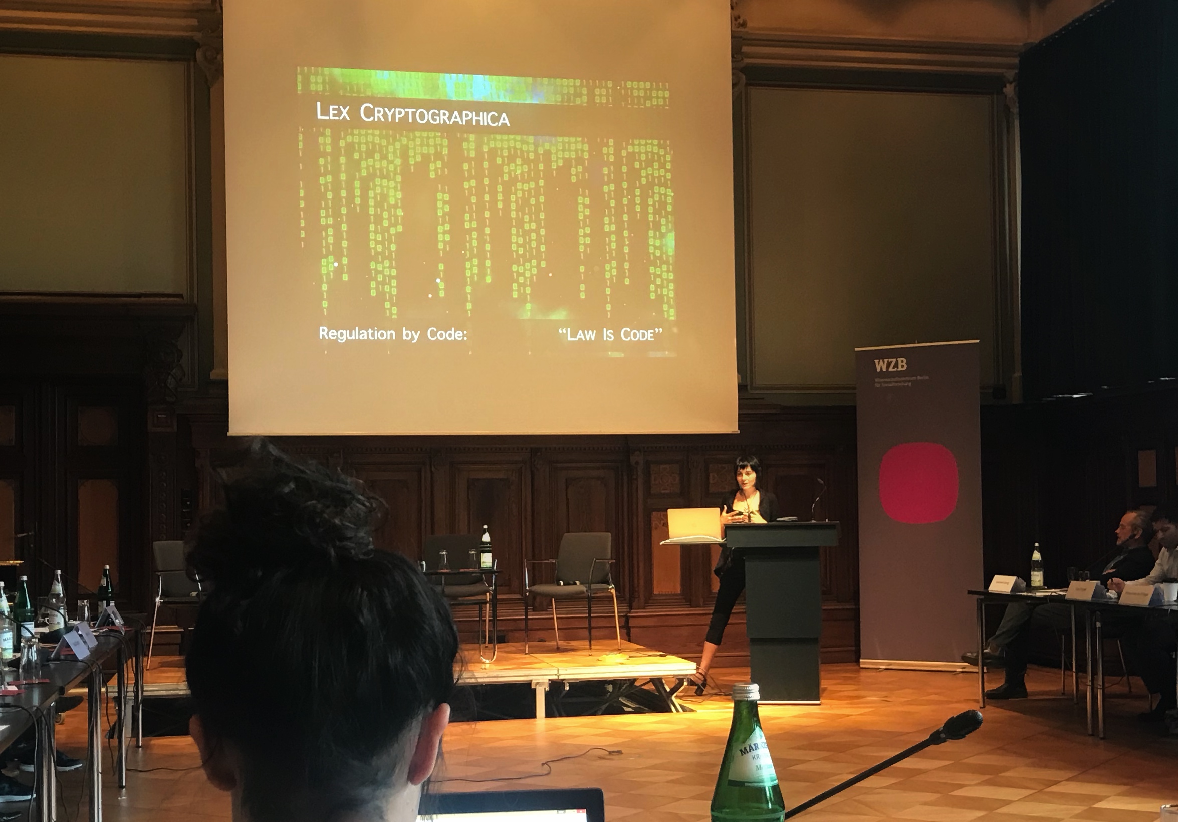 Lex Cryptographica or, when Blockchain  and the Law collide: Primavera De Filippi in Berlin
