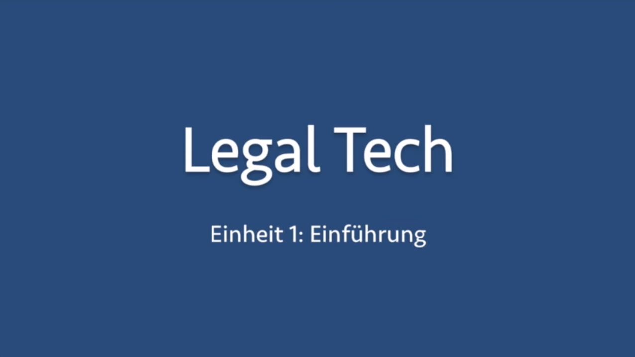 Erste Legal Tech Vorlesung an einer deutschen staatlichen Universität –  Interview mit PD. Dr. Martin Fries